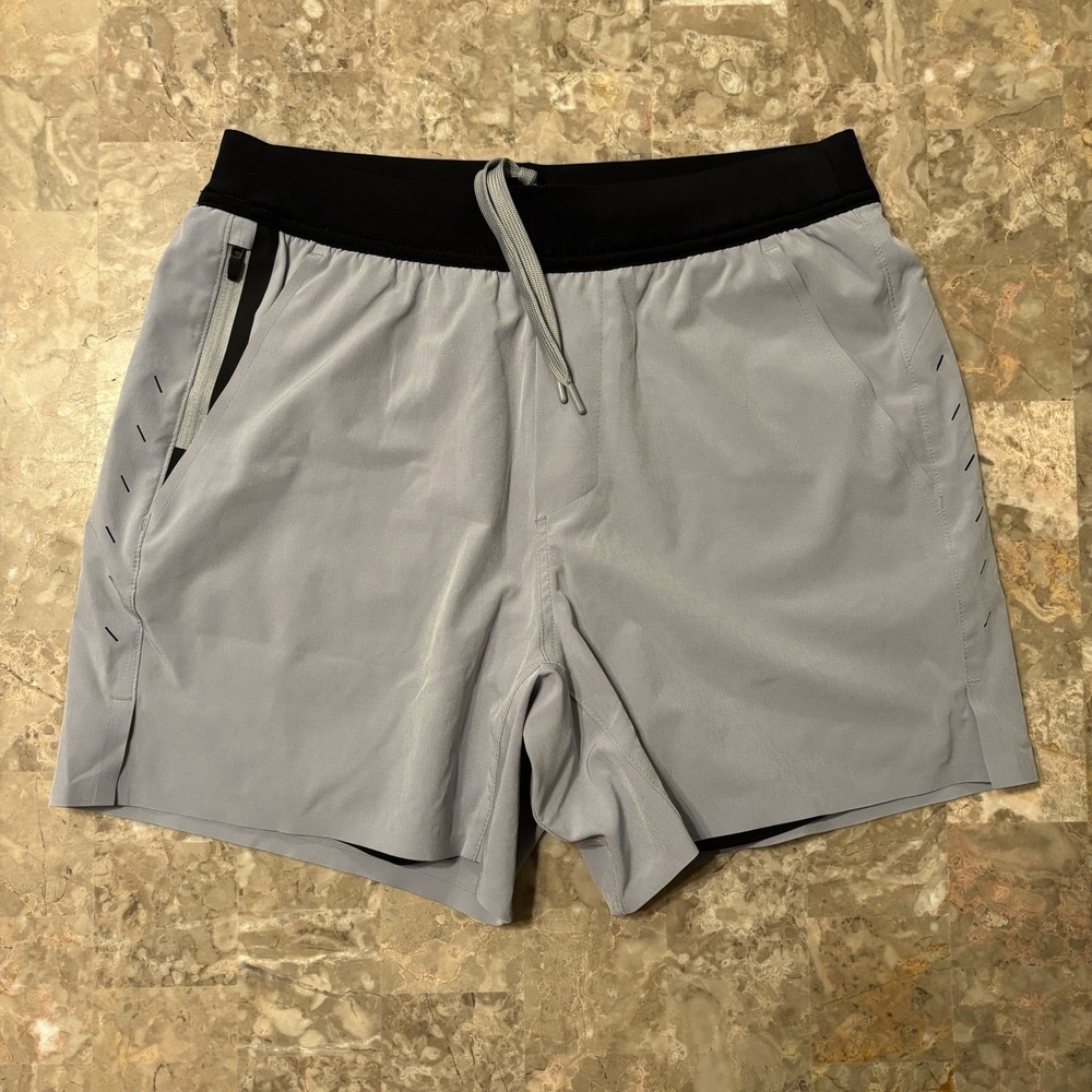 Ten Thousand Shorts Mens Small Grey The Interval Short 5" Running Lined Gym